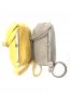 Mobile Preview: Ledertasche grau Leder Handtasche Damen Klipper M "STONE"