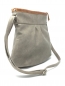 Preview: Ledertasche Damen Leder grau Handtasche Shelly PURE "STONE/BERNSTEIN"