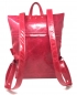 Preview: Pinkfarbener Rucksack aus Leder Weekender "FUCHSIA"