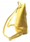 Preview: Gelber Rucksack M Backpack Leder "SUN"