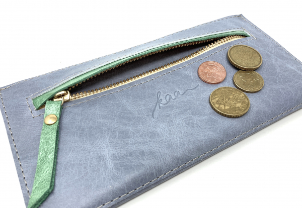 Hellblaue Brieftasche Portemonnaie "BLUESKY"