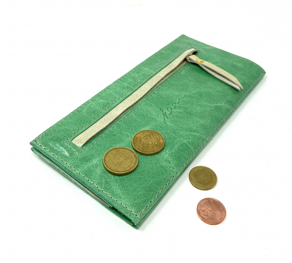 Grüne Brieftasche Portemonnaie "JADE"