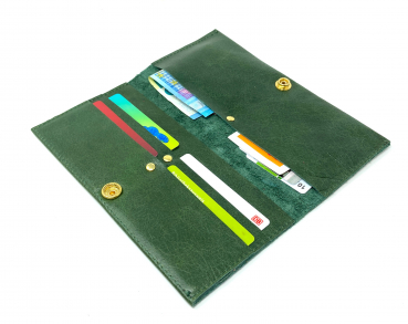 Grüne Brieftasche Portemonnaie "SMARAGD"