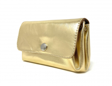 Preview: Portemonnaie Geldbörse M aus goldenem Leder